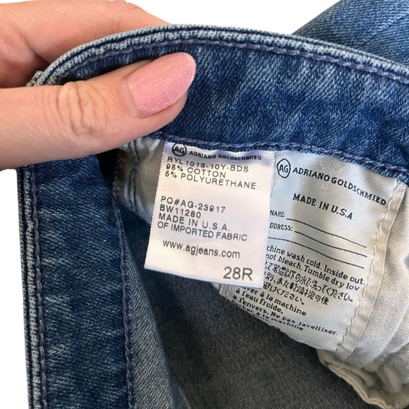 Ag Adriano Goldschmied The Angel Bootcut Jeans Size 28 Waist, 36 inseam. - Picture 10 of 11